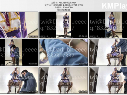 RLL工作室_雁一cosplay刻晴拘束 蒙眼封嘴 td M腿qg