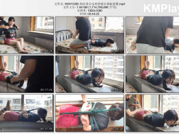 玩奴原创_肉丝美少女欣妍窗台羞耻放置