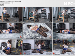 BondageTea绳精病_丝滑美女遭受多种紧缚训练