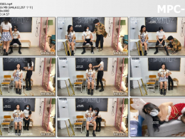 MUMUZI原创_我的老师系列 格子短裙女学生被老师捆绑凳子挣扎 棒棒调教强g