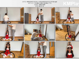 玩奴原创_漂亮妹子圣诞装硬核挠痒双足同时tk