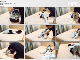 九尾少女_新人M 漫展常驻coser 第一次捆绑驷马