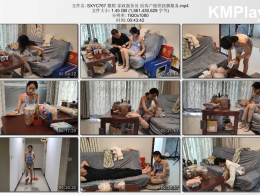 随心原创_雅熙 家政服务员 给客户提供按脚服务