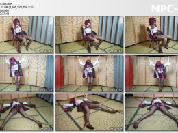 象人工作室_小0 cos卡芙卡 三种姿势的静态展示