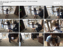 随心原创_风骚丰满小胖妹 空姐服镣铐阳台固定饱受凌儒 戴铐狗爬一字型口嚼口水狂流