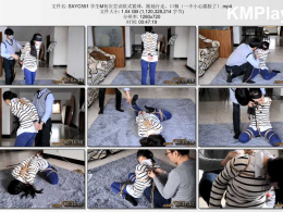 随心原创_学生M初次尝试欧式紧缚 跪地行走 口枷 一不小心露脸了