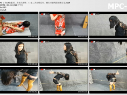 HD飞天原创_丁琪K9架紧固 苏秦式背铐 口含刀具直臂反吊 钢丝球股绳坚艰难行走