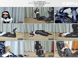 FSS工作室_Dove小姐姐的百合修女头套窒吸游戏 女虐女 双层极限ZX 强高BP 修女服 拘束衣 透明头套 驷马捆绑 胶带拘束