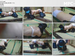 象人工作室_小秋-K9实验室 内衣K9拘束套装 蒙眼寻物