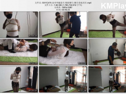 随心原创_凌菲单腿悬吊 极限驷马 脚尖着地吊打