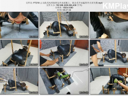 HD飞天原创_云儿欧式风刑架固定在水泥板上 组合式手动猛烈开火至失禁