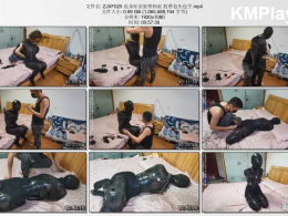 我的媳妇_连身丝衣胶带拘束 胶带包头包手