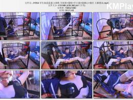 金鹰绳艺_学生妹晨晨暴力调教 关狗笼 蒙眼 开口器 挠脚心 抽打 大棒震动