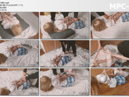 象人工作室_伪娘小江 170 49 直臂驷马荡秋千 绑好后疯狂TK