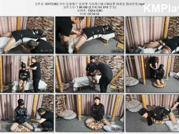 随心原创_少妇 长条凳子 皮革带 马具型口塞口枷面罩 拘束衣 震动享受