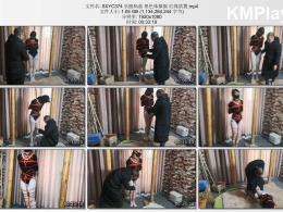 随心原创_长腿杨蕊 黑色体操服 红绳放置