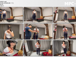 路由工作室_莎莎第一次捆绑 后手观音