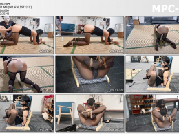 涵涵特辑_少女被禁锢在椅子上急速榨汁