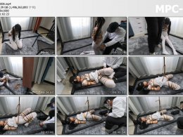 HUI原创 潼潼围裙白丝开腿固定放置