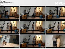 浅浅原创_挣扎无用 上集 皮革紧缚 脖套鼻夹 口球股绳