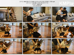 阿木原创_学生装KB 清纯美女肉丝美腿 温顺戴上项圈