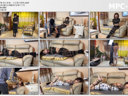 贝特原创_黑丝紧缚 白丝驷马捆绑