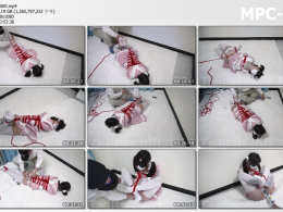 HUI原创_潼潼被绑成驷马暴打 股绳折磨 小裤裤被扒 ZDB强高 没堵嘴叫得好大声