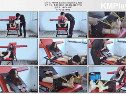 樱束原创_老虎凳上橡皮筋虐足