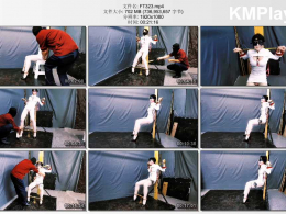 HD飞天原创_新模特18岁网络女主播晓琳儿强制马步拘束架调教