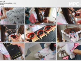 FXX凡小晓 春暖花开系列正式开篇 口水收集 分腿超强电击+震动 人形犬TJ